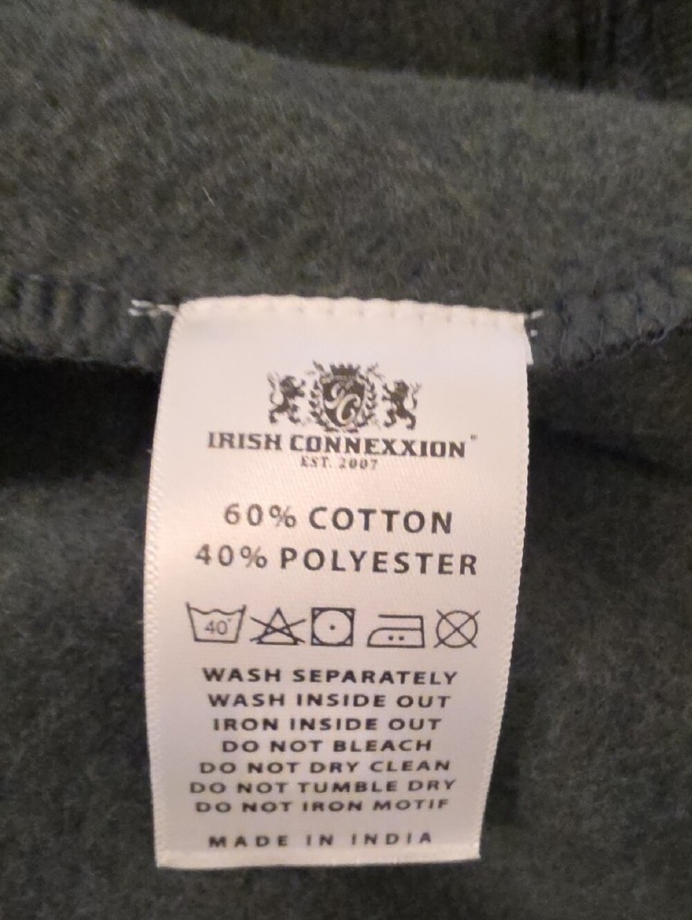 Ireland Republic Green Full-Zip Hooded Sweatshirt - Picture 13 of 14